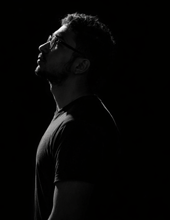 Abbas Chaaban side profile portrait